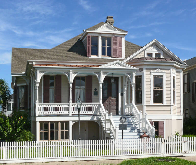 Galveston native and banker William John Frederich, Sr. (1852-1898), had this house built for his family in 1894. After his death, his widow Jeanne sold the home to his nephew, Frederich William Erhard, in 1909. The home remained in the Erhard family