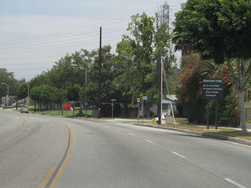 Monterey Park is a city in Los Angeles County, California, United States, 10 miles (16 km) east of Downtown Los Angeles. The city's motto is &quot;Pride in the past, Faith in the future&quot;. Monterey Park is part of a cluster of cities (Alhambra, Arcadia,