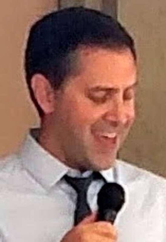 Greg addresses a rally of the Washington County Democrats at Shiloh Square in Springdale, Arkansas