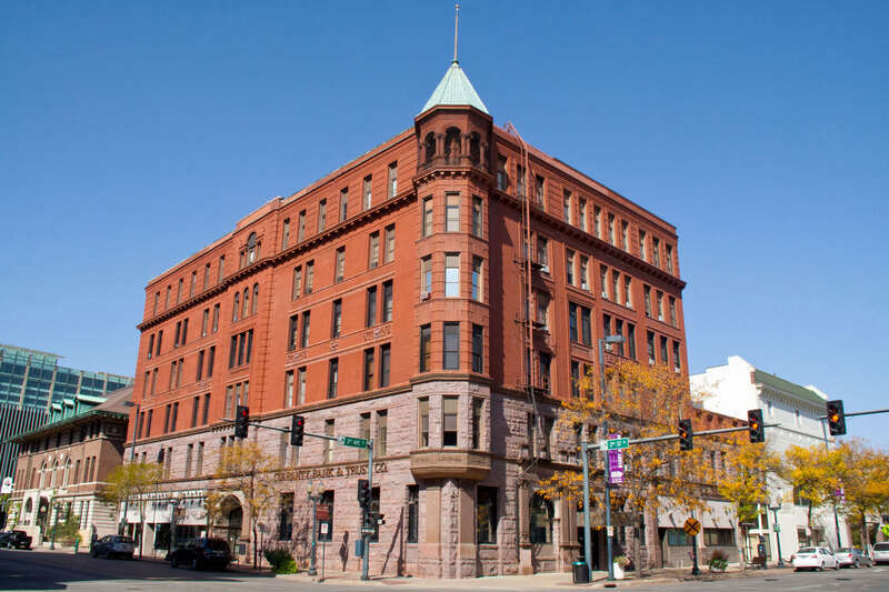 The Guaranty Bank &amp;amp; Trust is a contributing property in the Cedar Rapids Central Business District Commercial Historic District