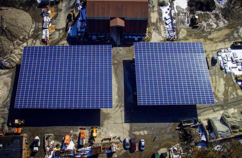 A View of Solar from the Sky; Holyoke, MA.