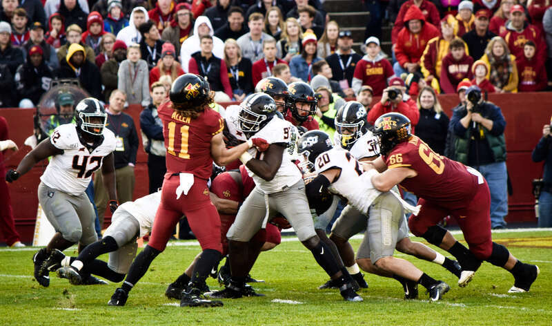 Oklahoma State 34 Iowa State 27. October 26, 2019