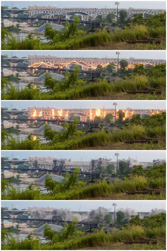 Innerbelt Bridge Demolition Process