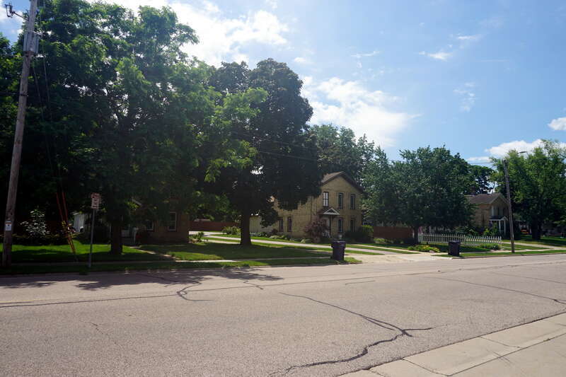 The Conrad Cottages Historic District in Janesville, Wisconsin (United States).