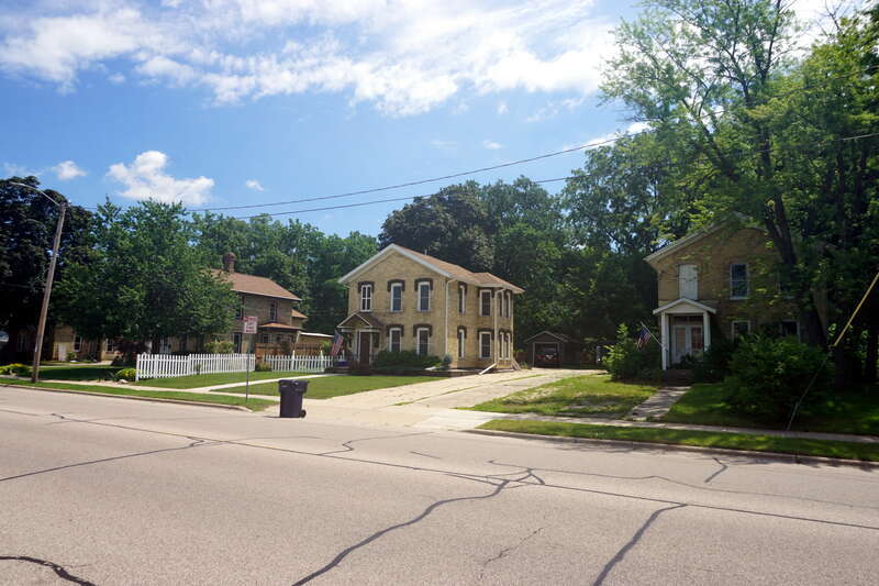 The Conrad Cottages Historic District in Janesville, Wisconsin (United States).