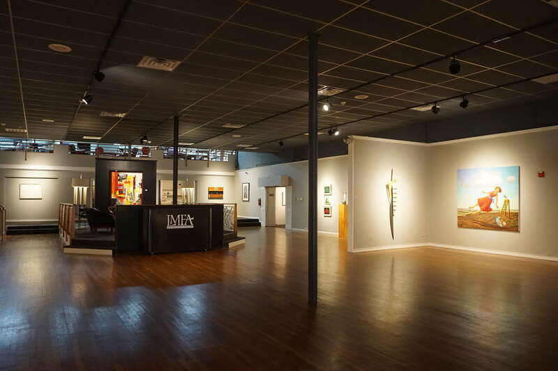The Wrather Gallery inside the Longview Museum of Fine Arts in Longview, Texas (United States).