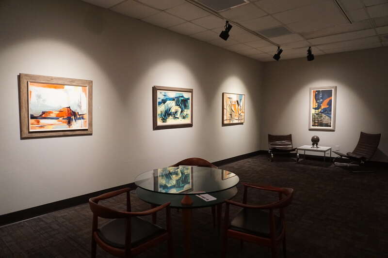 The Dallas Nine gallery inside the Longview Museum of Fine Arts in Longview, Texas (United States).
