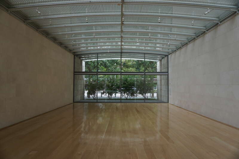 The interior of the Nasher Sculpture Center in Dallas, Texas (United States).