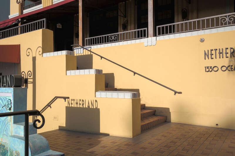 A view of Netherland Condominiums in Miami Beach, Florida