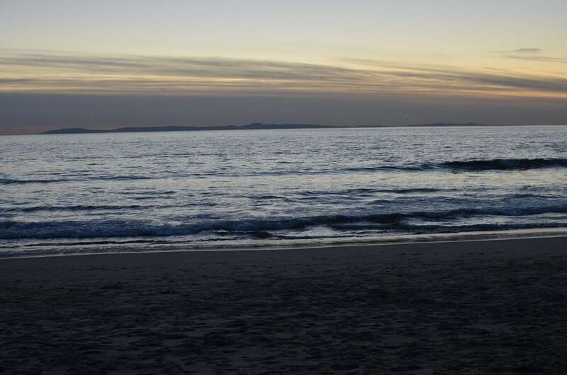 Newport Beach just right of the Newport Pier