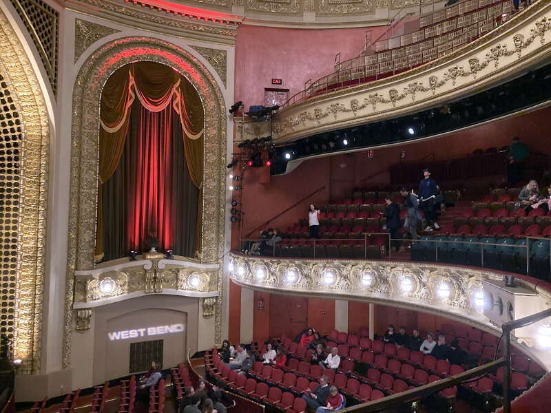 The interior of the Pabst Theater in Milwaukee, Wisconsin (United States).