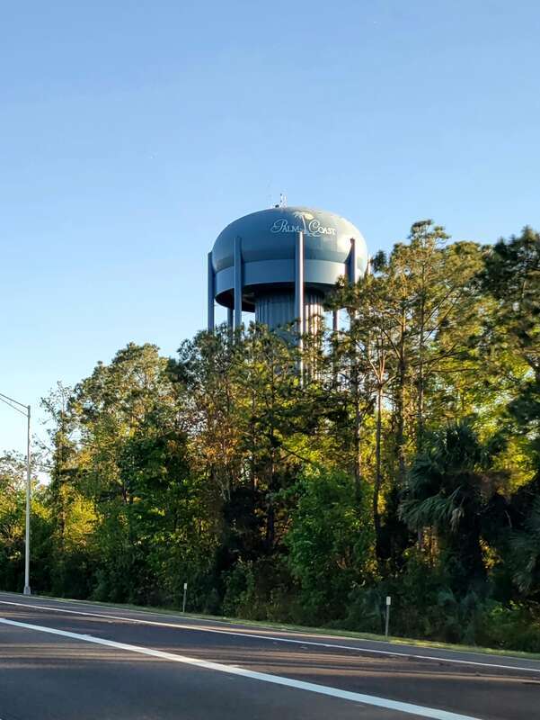 Water tower for Palm Coast, Florida