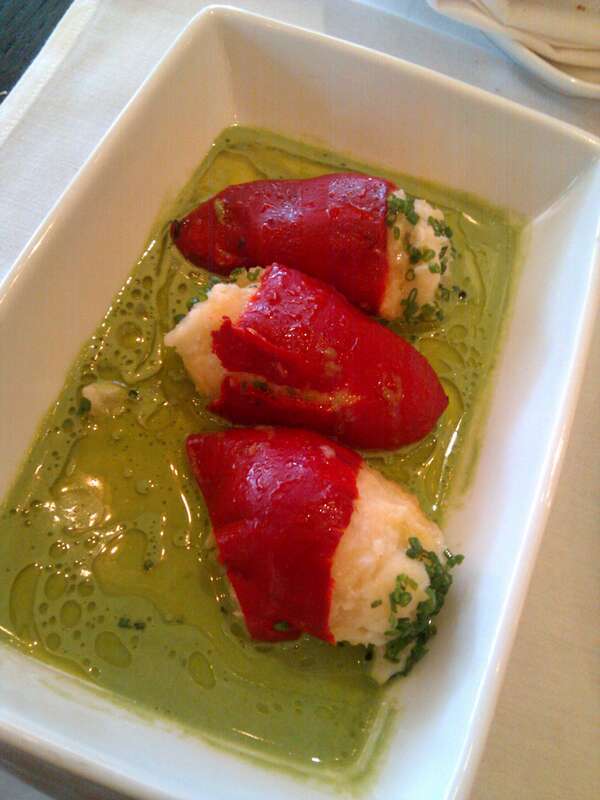 Poivrons rouges farcis à la brandade