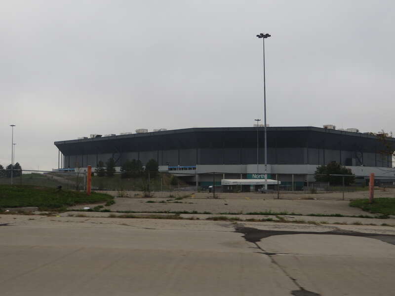 The Pontiac Silverdome, formerly known as the Silverdome, was a stadium located in Pontiac, Michigan, United States. It opened in 1975 and sits on 127 acres (51 ha) of land. When the stadium opened, it featured a fiberglass fabric roof held up by air