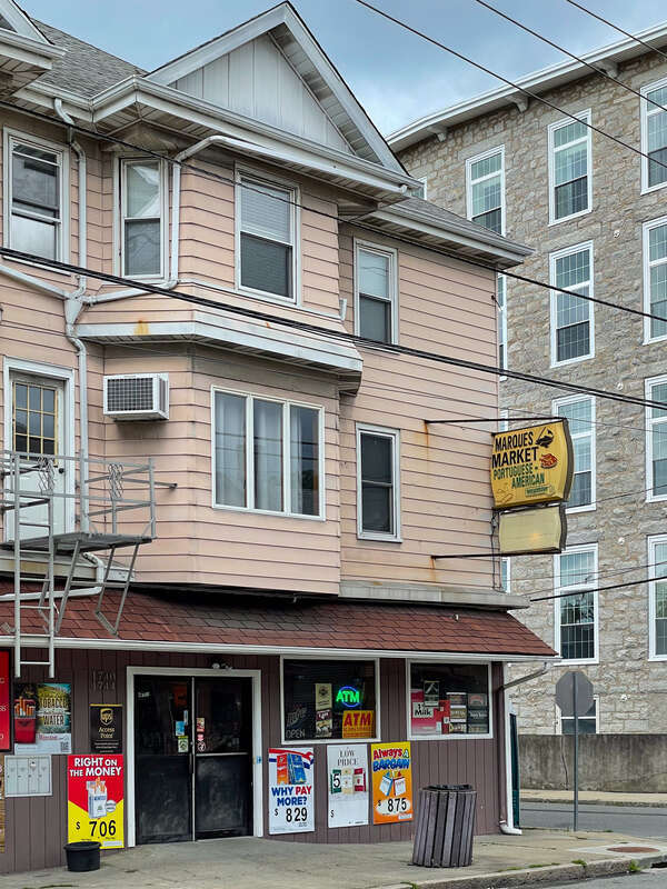 Portuguese-American market on North Main Street in Fall River Massachusetts