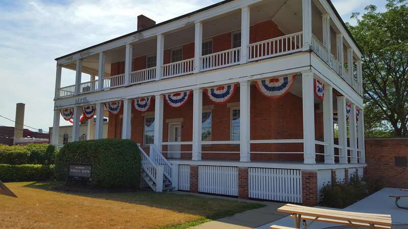 Rear view, Commandant's Quarters, Dearborn, Michigan