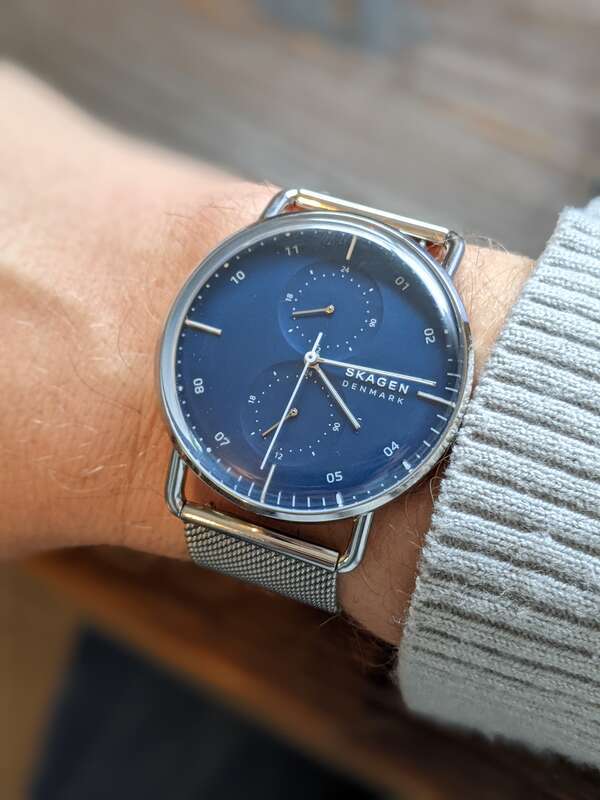 Skagen watch on male arm