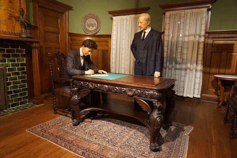 The Bishop Room exhibit at the Sloan Museum in Flint, Michigan (United States).