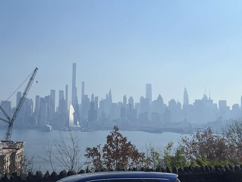 Smog event from wildfire