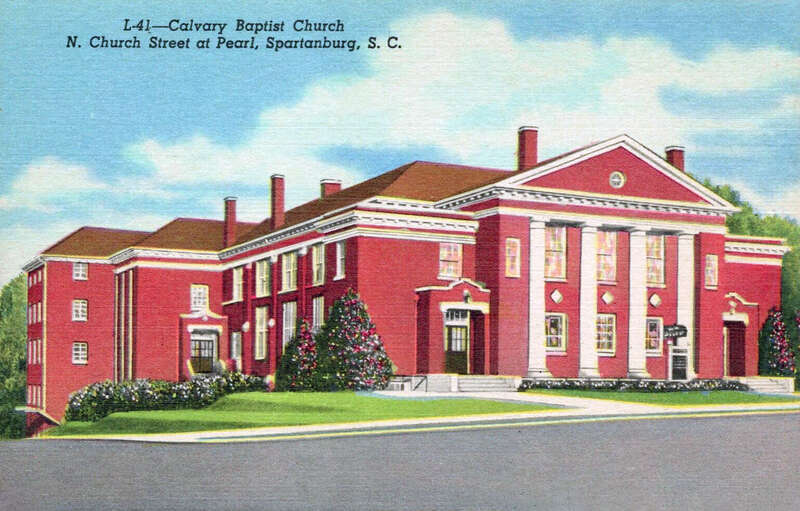 Photomechanical print (postcard) : halftone, colored 
Divided back 
No. L-41 
Printed by Curt Teich &amp;amp; Co. 

Church constructed in 1936, currently (2022) closed.