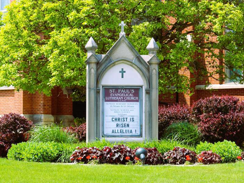 Saint Paul's Evangelical Lutheran Church in Fort Wayne, Indiana.
