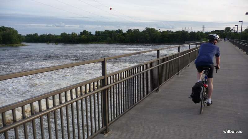 Summer Ride on Coon Rapids Dam