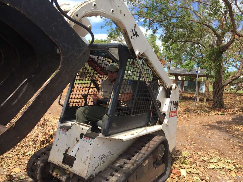 Team 2 clearing picnic area 9/23