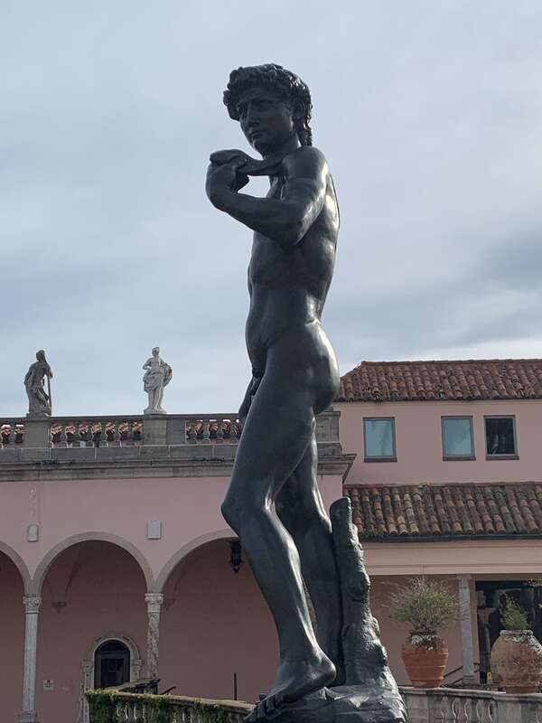 The RIngling David statue