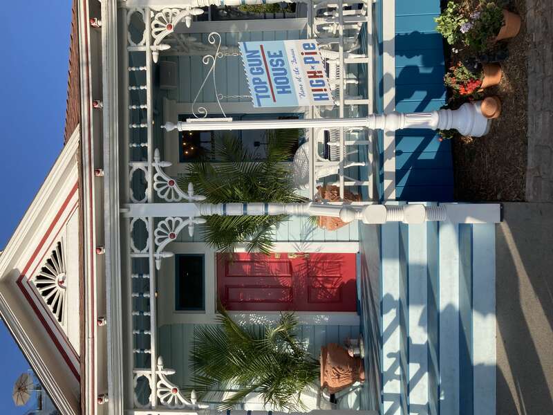 A house in Oceanside, California famous for being in the hit movie Top Gun