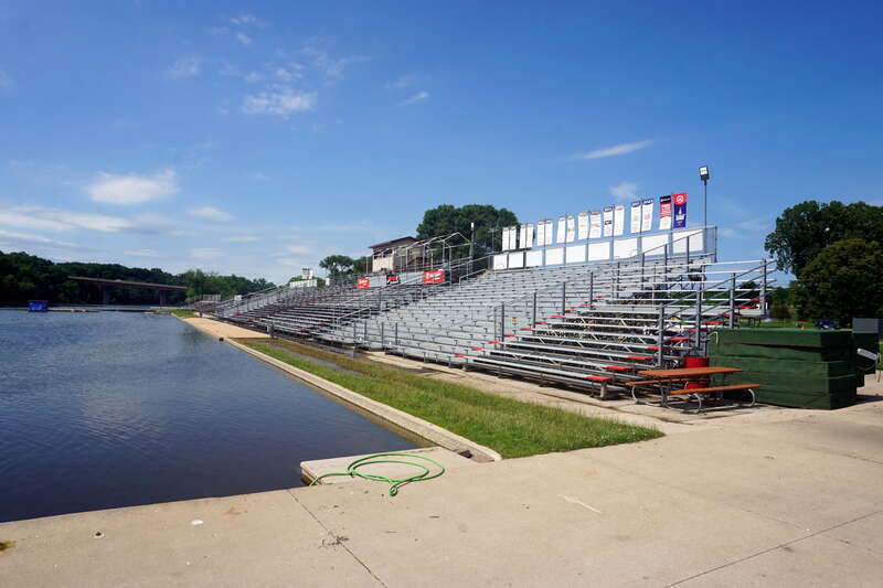 The Rock Aqua Jays Stadium at Traxler Park in Janesville, Wisconsin (United States).