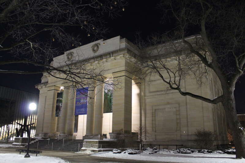 University of Michigan Museum of Art at Night, (1910), Ann Arbor, Michigan