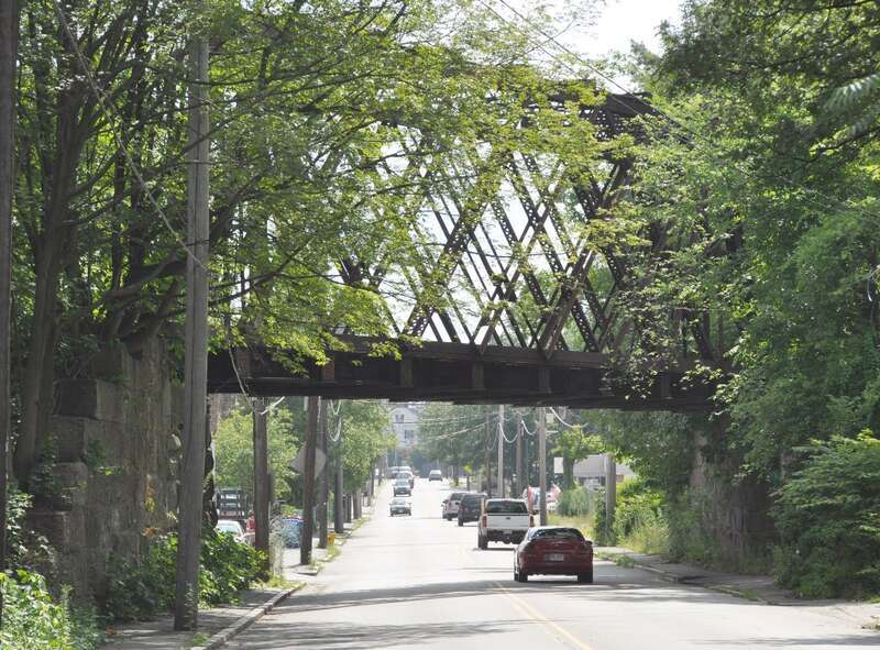 The Linden Street Bridge in Waltham, Massachusetts, in 2011