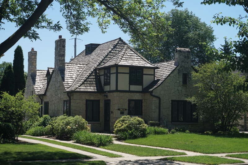 The Warren B. George House in Wauwatosa, Wisconsin (United States).