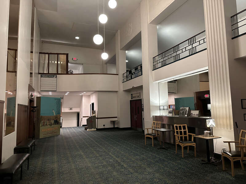 West Newton Cinema in West Newton, Massachusetts lobby