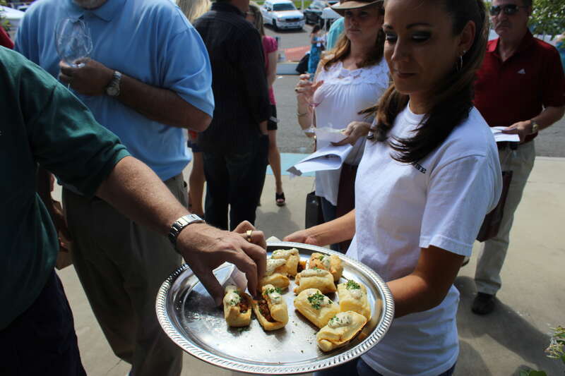 Wine Country Bistro and Bottle Shop on Line Avenue held its fourth annual &quot;Wine and Swine&quot; shindig on Sunday, April 22. As the event's name would suggest, the main attractions are wine - lots of varieties are available to sample - and pork cooked