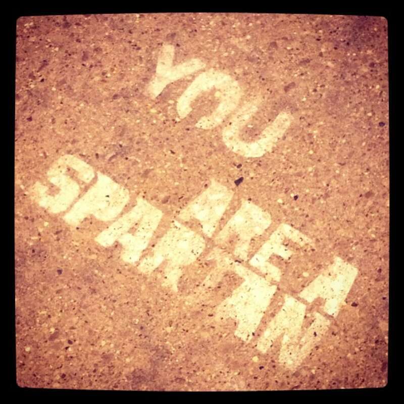 Yes, yes I am! Saw this little gem walking to the Michigan  State hockey game. #msu #graffiti #michigan #puremichigan