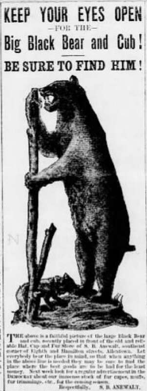 Samuel B Anewalt Co. Newspaper Ad