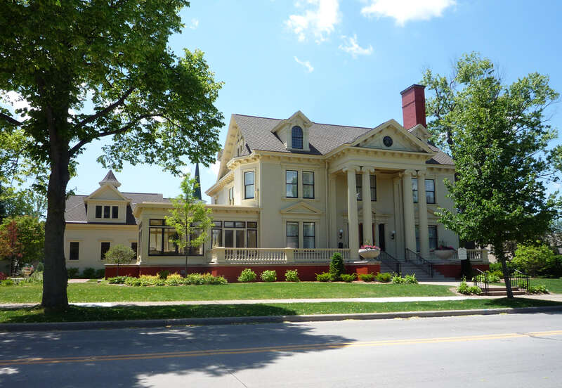 The Marathon County Historical Museum — a Historic house museum in Wausau, Marathon County, Wisconsin.
The Greek Revival style house is a Historic district contributing properties in the Andrew Warren Historic District, on the National Register of