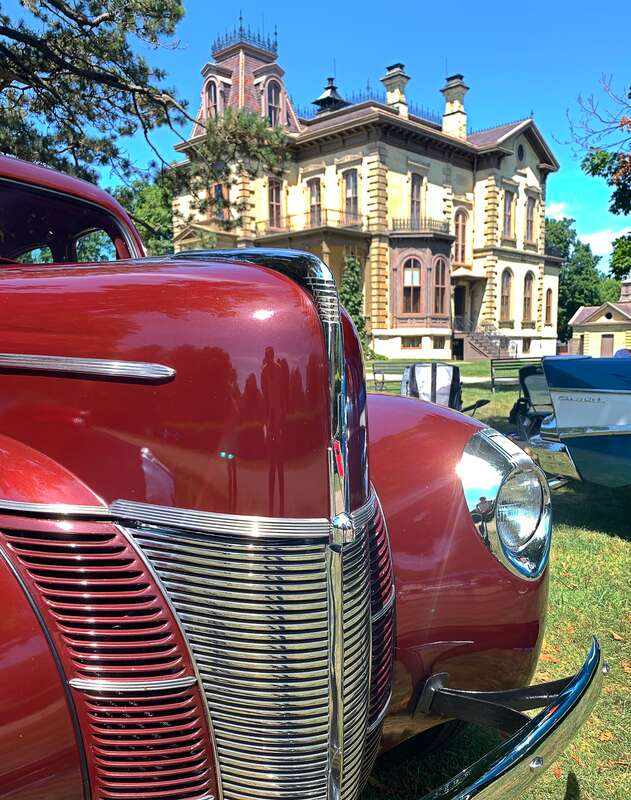23rd Annual Antique Auto Show. Historic David Davis Mansion.