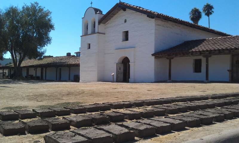 Adobe bricks in front of the Presidio chapel
123 E Canon Perdido, Santa Barbara CA 93101