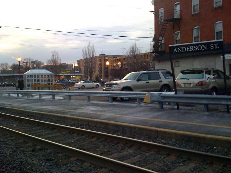 NJT's Anderson Street Station in January 2010