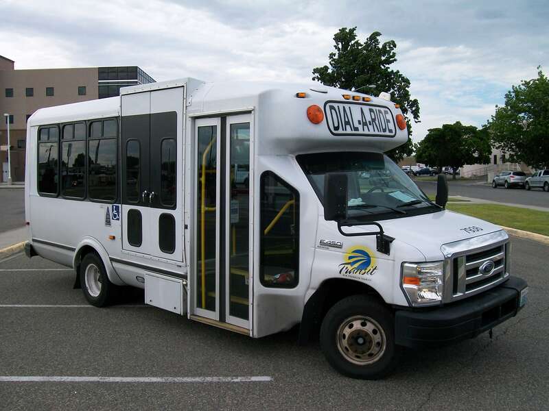 Ben Franklin Transit dial-a-ride bus.