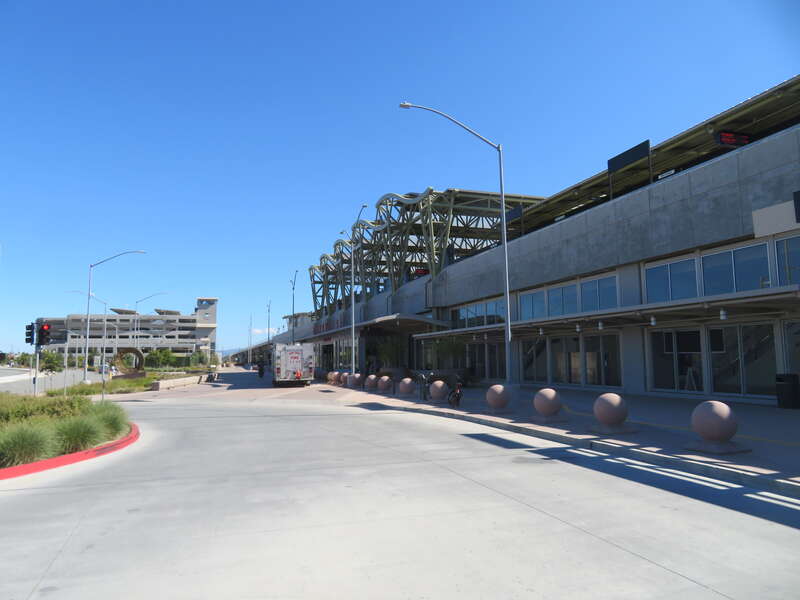 Berryessa/North San José station on the first day of service in June 2020