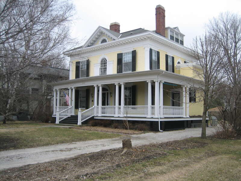 David Davis III &amp;amp; IV House, Bloomington, Illinois. National Register of Historic Places.