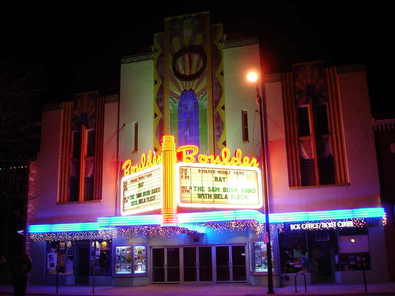 The Boulder Theatre in Downtown Boulder, Colorado. Taken by myself, Jesse Varner, on 12/25/04
https://www.flickr.com/photos/molas/27585158/