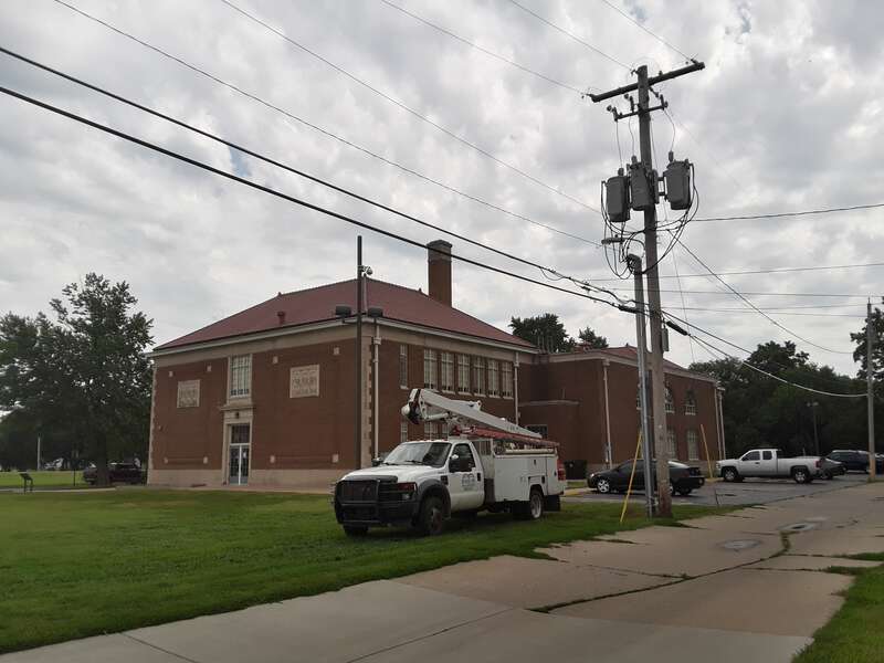 Brown v. Board of Education National Historical Park, Topeka unit. Taken on July 26, 2022.