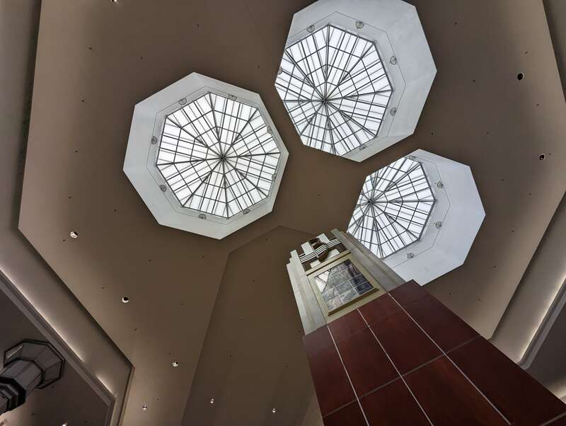 Skylights over Burnsville Center food court