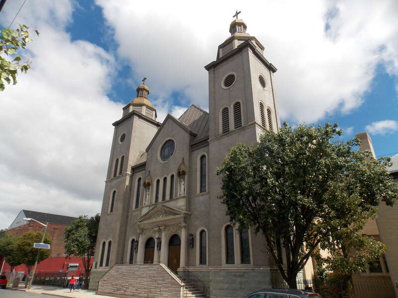 Cathedral of St. Michael the Archangel, Byzantine Catholic (Ruthenian), in Passaic, New Jersey.