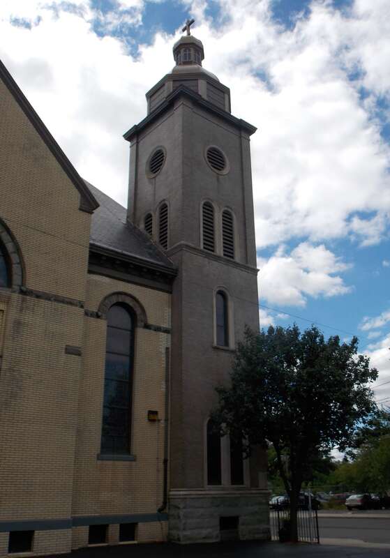 Cathedral of St. Michael the Archangel, Byzantine Catholic (Ruthenian), in Passaic, New Jersey.