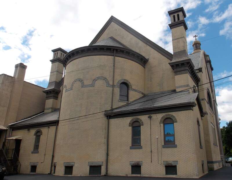 Cathedral of St. Michael the Archangel, Byzantine Catholic (Ruthenian), in Passaic, New Jersey.